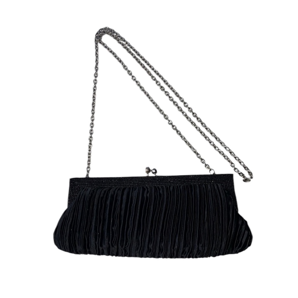 NWT Franchi Black Evening Bag